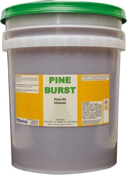 Detco - 5 Gal Bucket All-Purpose Cleaner - Liquid, Water-Based, Pine - Americas Industrial Supply