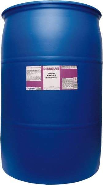 Detco - 55 Gal Drum Carpet & Upholstery Spot Remover - Unscented - Americas Industrial Supply