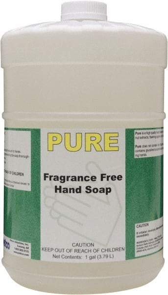 Detco - 1 Gal Bottle Liquid Hand Cleaner - Pale Yellow, Fragrance Free Scent - Americas Industrial Supply
