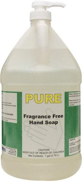 Detco - 1 Gal Bottle Liquid Hand Cleaner - Pale Yellow, Fragrance Free Scent - Americas Industrial Supply