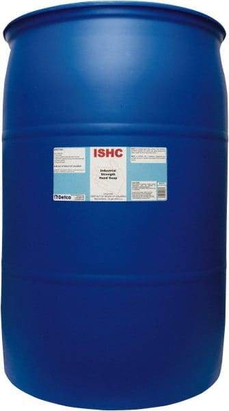 Detco - 55 Gal Drum Liquid Hand Cleaner - Orange (Color), Lemon Lime Scent - Americas Industrial Supply
