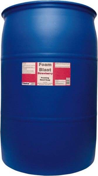 Detco - 55 Gal Drum Liquid Hand Cleaner - Red, Strawberry Scent - Americas Industrial Supply