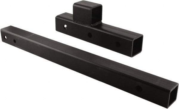 Erickson Manufacturing - Steel Tailgate Extender High Mount Adapter - 2" Wide x 24" Long, Black, For Use with The Big Bed Sr. & The Big Bed Jr. - Americas Industrial Supply
