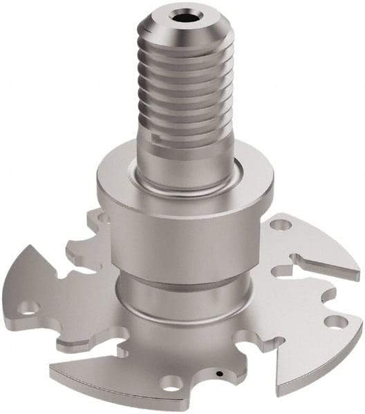 Seco - Modular Connection Connection, 0.0886 to 0.0984" Cutting Width, 0.622" Depth of Cut, 2" Cutter Diam, 5 Tooth Indexable Slotting Cutter - R335.10 Toolholder, 150.10 Insert, Right Hand Cutting Direction - Americas Industrial Supply