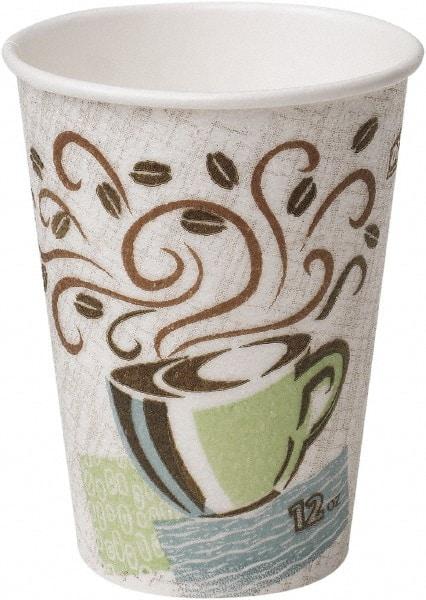Dixie - PerfecTouch Hot Cups, Paper, 8 oz, 50/Pack - Coffee Dreams Design - Americas Industrial Supply