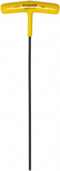 Bondhus - 9/64" Hex, T-Handle Cushion Grip, Hex Key - 9" OAL, Protanium High Torque Steel, Inch System of Measurement - Americas Industrial Supply
