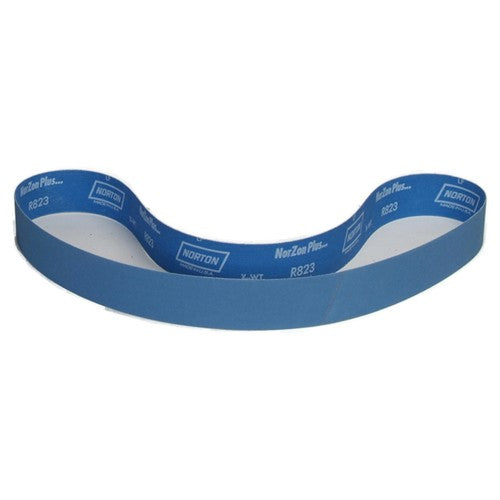 2″ × 48″ NorZon Plus R821 Narrow Belt 40 Grit Zirconia Alumina - Americas Industrial Supply