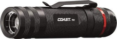 Coast Cutlery - White LED Bulb, 315 Lumens, Industrial/Tactical Flashlight - Black Aluminum Body, 3 AAA Batteries Included - Americas Industrial Supply