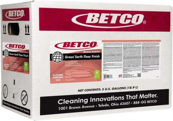 Betco - 5 Gal Bag-in-Box Floor Coating - Use on Hard Floors - Americas Industrial Supply