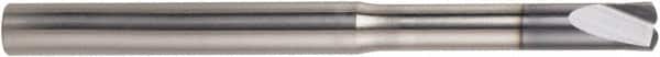 Niagara Cutter - 1/4", 2 Flute, Single End, Solid Carbide, 0.0322" Corner Radius End Mill - 3-1/2" OAL, 0° Helix, 0.36mm LOC - Americas Industrial Supply