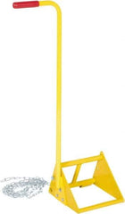 Vestil - 18-9/16" Wide x 37-15/16" High x 9-1/2" Deep, Steel Wheel Chock - Americas Industrial Supply