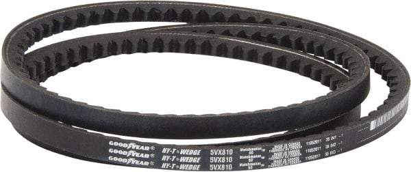 Continental ContiTech - Section 5VX, 81" Outside Length, V-Belt - Fiber Reinforced Wingprene Rubber, HY-T Wedge Matchmaker Cogged, No. 5VX810 - Americas Industrial Supply