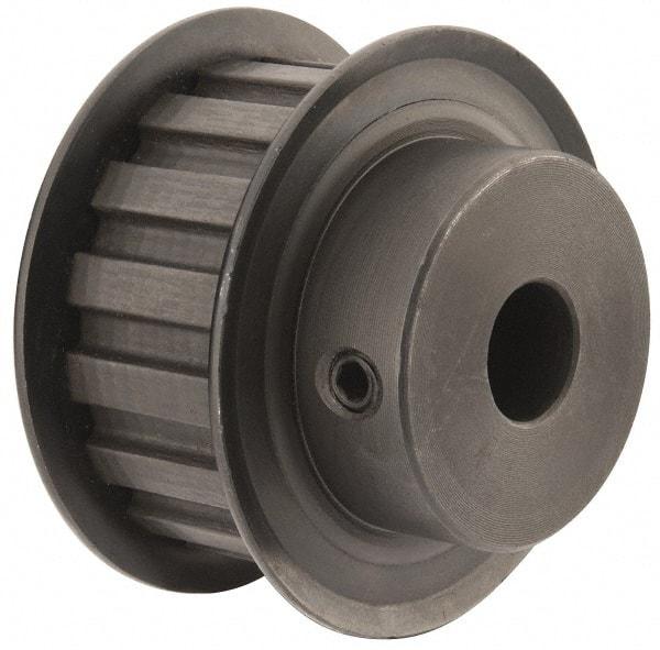 Power Drive - 16 Tooth, 1/2" Inside x 1.88" Outside Diam, Timing Belt Pulley - 3/4" Belt Width, 1.91" Pitch Diam, Steel & Cast Iron - Americas Industrial Supply