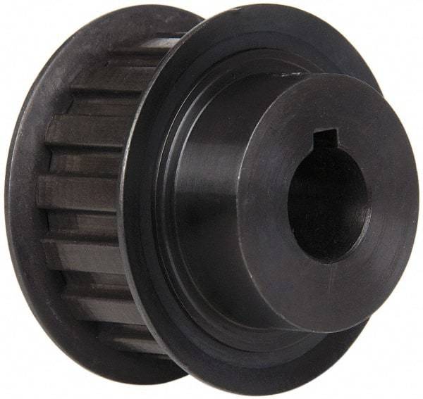 Power Drive - 16 Tooth, 5/8" Inside x 1.88" Outside Diam, Timing Belt Pulley - 3/4" Belt Width, 1.91" Pitch Diam, Steel & Cast Iron - Americas Industrial Supply