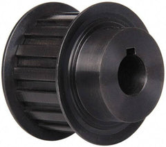 Power Drive - 16 Tooth, 5/8" Inside x 1.88" Outside Diam, Timing Belt Pulley - 1" Belt Width, 1.91" Pitch Diam, Steel & Cast Iron - Americas Industrial Supply