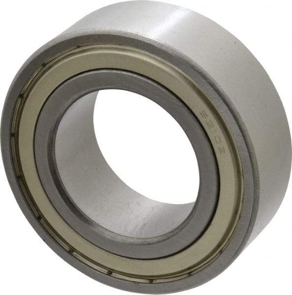 Tritan - 50mm Bore Diam, 90mm OD, Double Shield Angular Contact Radial Ball Bearing - 30.2mm Wide, 2 Rows, Round Bore, 9,400 Lb Static Capacity, 11,500 Lb Dynamic Capacity - Americas Industrial Supply