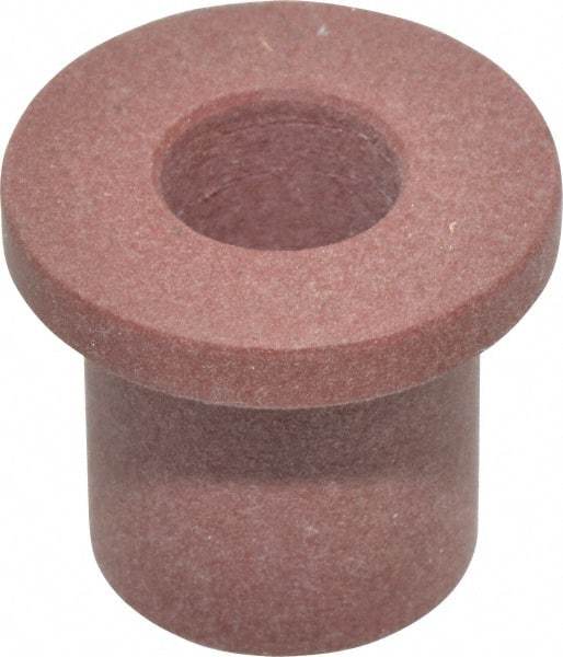 Bunting Bearing - 3/8" Inside x 5/8" Outside Diam, PTFE Sleeve Bearing - 7/8" Flange Outside Diam, 1/8" Flange Thickness, 3/4" OAL - Americas Industrial Supply