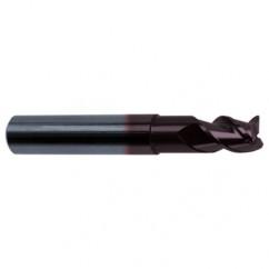 4mm Dia. - 54mm OAL - 45° Helix Firex Carbide End Mill - 3 FL - Americas Industrial Supply