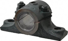 Made in USA - 5-1/4" OALSplit Bearing - Cast Iron - Americas Industrial Supply