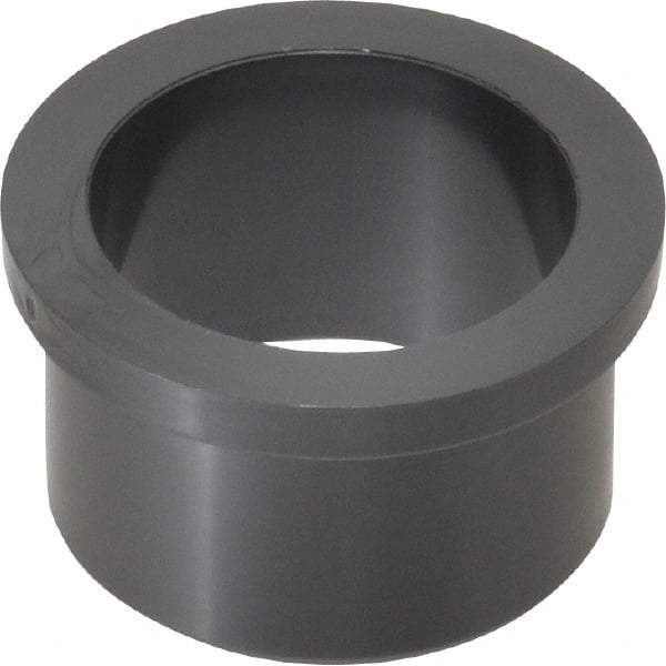 Poly Hi Solidur - 1-1/4" Inside x 1-1/2" Outside Diam, Nylon Sleeve Bearing - 1-3/4" Outside Diam, 0.2" Flange Thickness, 1" OAL - Americas Industrial Supply