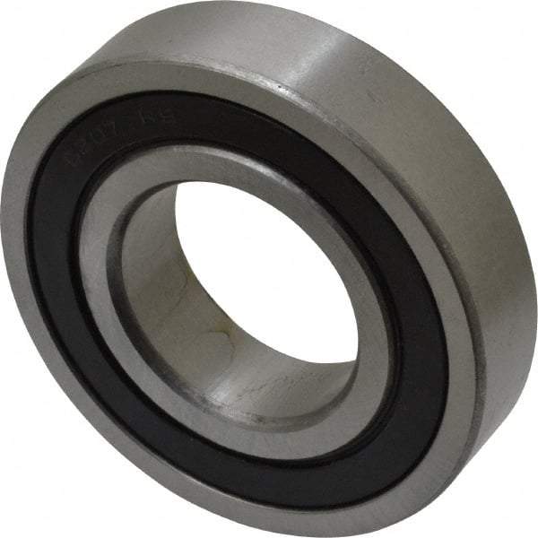 Tritan - 35mm Bore Diam, 72mm OD, Double Shield Deep Groove Radial Ball Bearing - 17mm Wide, 1 Row, Round Bore, 3,400 Lb Static Capacity, 5,800 Lb Dynamic Capacity - Americas Industrial Supply