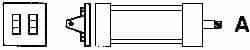 ARO/Ingersoll-Rand - Air Cylinder MP2 Clevis Rear Mount Kit - For 2-1/2" Air Cylinders, Use with Provenair Series - Americas Industrial Supply