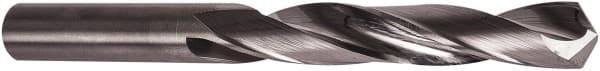 Precision Twist Drill - 11.5mm 118° Solid Carbide Jobber Drill - Bright Finish, Right Hand Cut, 120mm OAL, Split Point - Americas Industrial Supply