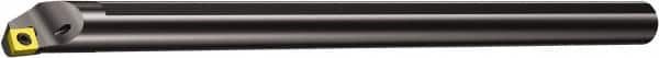 Sandvik Coromant - 1.2008" Min Bore Diam, 12" OAL, 1" Shank Diam, E..SCLCR/L Indexable Boring Bar - Screw-On Holding Method - Americas Industrial Supply