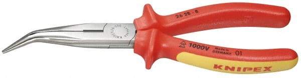 Knipex - 8" OAL, Cutting Pliers - 2-11/16" Jaw Length x 11/16" Jaw Width - Americas Industrial Supply