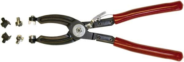 Mag-Mate - 10-1/2" OAL, Hose Clamp Pliers - Straight Jaw, Vinyl Coated Handles - Americas Industrial Supply