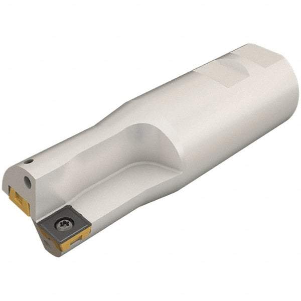 Iscar - 1.63" Max Drill Depth, 1xD, 1-5/8" Diam, Indexable Insert Drill - 2 Inserts, 1-1/2" Shank Diam, Straight Shank - Americas Industrial Supply