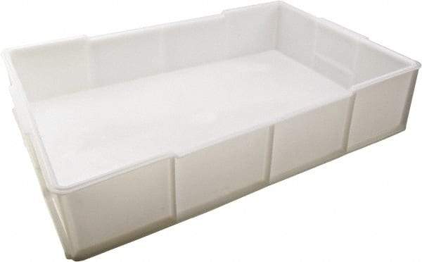 Dynalon Labware - White Polyethylene Tote Container - Stacking, 21.3" Long x 13.8" Wide x 4-1/2" High - Americas Industrial Supply