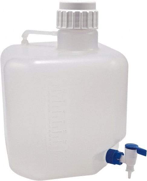 Dynalon Labware - 20,000 mL Carboy - Polypropylene, Translucent, 16-1/2" High x 11.8" Diam, 90mm Cap - Americas Industrial Supply