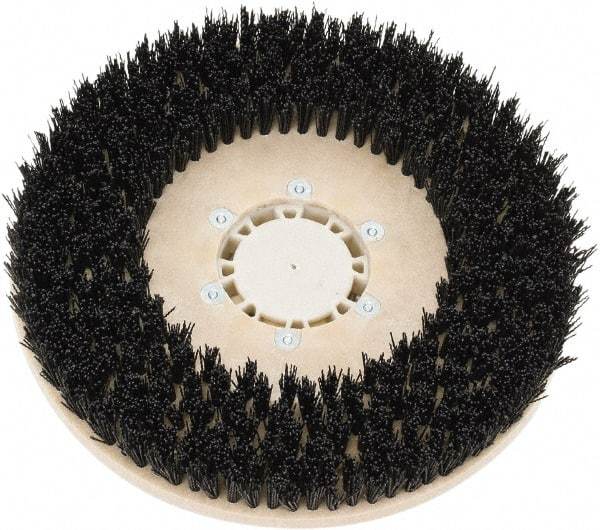Clarke - 26" Diam Scrubbing Brush - 13" Machine, Black Pad, Polypropylene - Americas Industrial Supply