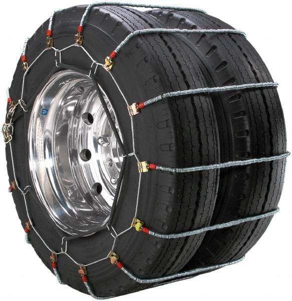 Peerless Chain - Dual Axle Tire Chains - For Use with 10.00-22, 11-24.5, 12.75-22.5, 315/80-22.5 - Americas Industrial Supply