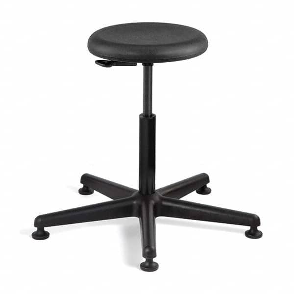 Bevco - Swivel & Adjustable Stools Type: Adjustable Backless Stool Base Type: Nylon - Americas Industrial Supply