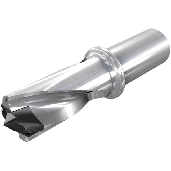 Iscar - 1.299 to 1.335" Diam, 1.5xD, 1.95" Max Drill Depth, 1-1/4" Shank Diam, 5.8" OAL, Replaceable Tip Drill - HFP-IQ Insert, 33 Seat Size, DFN Toolholder, Series ChamIOdrill - Americas Industrial Supply