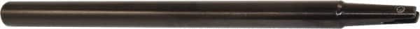 Millstar - 3/8" Cut Diam, 5" Max Depth of Cut, 1/2" Shank Diam, 6" OAL, Indexable Ball Nose End Mill - Straight Shank, TAF Toolholder, BDS, TO, HF Insert - Americas Industrial Supply