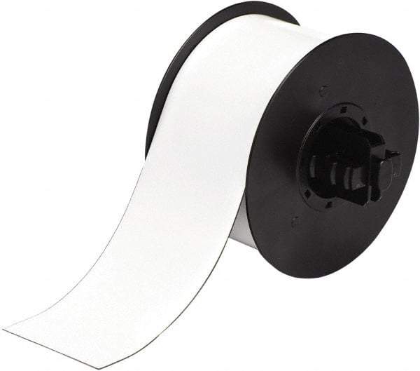 Brady - 2-1/2" Wide x 300" Long, White Magnetic Magnetic Tape - For BBP30 Label Printer, BBP33 Label Printer, BBP35 Multicolor Sign & Label Printer, BBP37 Color & Cut Sign & Label Printer, BradyPrinter S3100, BBP31 Sign & Label Printer - Americas Industrial Supply