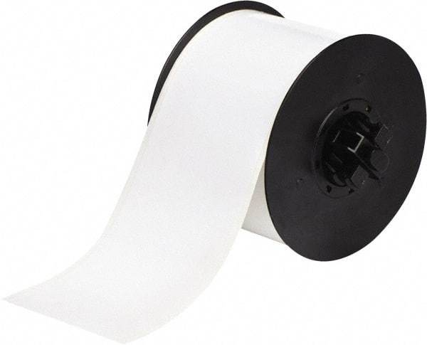 Brady - 3" Wide x 1,200" Long, White Vinyl Tape - For BBP30 Label Printer, BBP33 Label Printer, BBP35 Multicolor Sign & Label Printer, BBP37 Color & Cut Sign & Label Printer, BradyPrinter S3100, BBP31 Sign & Label Printer - Americas Industrial Supply