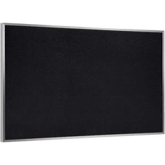 Ghent - Cork Bulletin Boards Style: Recycled Rubber Tack Bulletin Board Color: Black - Americas Industrial Supply