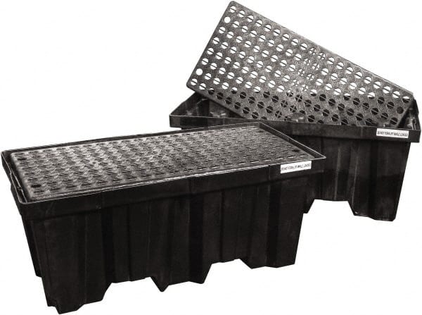 Enpac - Spill Pallets, Platforms, Sumps & Basins Type: Spill Deck or Pallet Number of Drums: 2 - Americas Industrial Supply