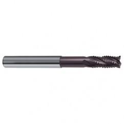 6mm Dia. - 80mm OAL - Variable Helix Firex Carbide - End Mill - 4 FL - Americas Industrial Supply