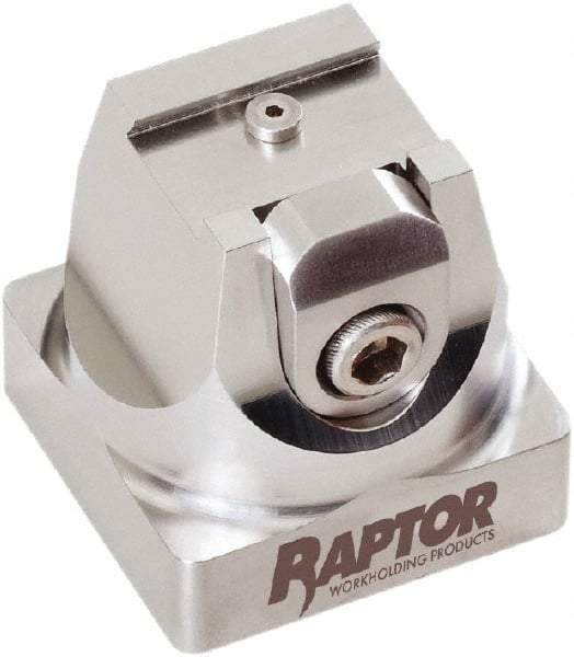 Raptor Workholding - 3/4" Jaw Width, 2-1/8" High x 2.07" Long x 2.07" Wide Dovetail Vise - For Use with 4 & 5 Axis Workholding Systems - Americas Industrial Supply