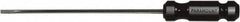 Paramount - 395mm OAL Cabinet Slotted Screwdriver - 300mm Blade Length, Round Shank, Acetate Handle - Americas Industrial Supply