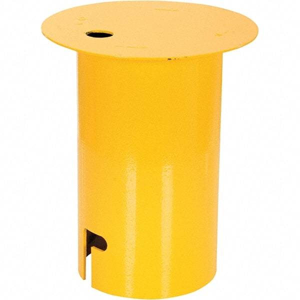 Vestil - 5-1/2" Sleeve Cover - Yellow, Steel, Smooth Surface - Americas Industrial Supply