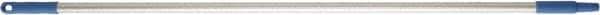 Vikan - 52 x 1" Aluminum Squeegee Handle - European Threaded Connection, Blue - Americas Industrial Supply