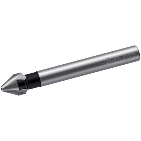 Walter-Titex - 8mm Head Diam, 6mm Shank Diam, 3 Flute 60° High Speed Steel Countersink - Americas Industrial Supply