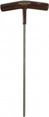 Paramount - 3/16" Hex, T-Handle Cushion Grip, Ball End Hex Key - 9-51/64" OAL, Protanium High Torque Steel, Inch System of Measurement - Americas Industrial Supply