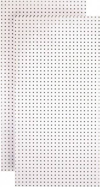 Triton - 24" Wide x 48" High Peg Board Storage Board - 2 Panels, Hardboard, White - Americas Industrial Supply
